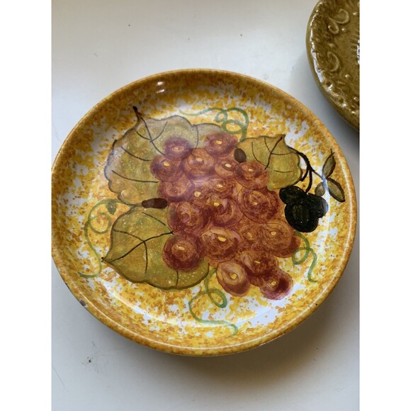 Vintage Mediterranean Serving Dishes Small Dipping Bowls Set Of 3 - Picture 3 of 10